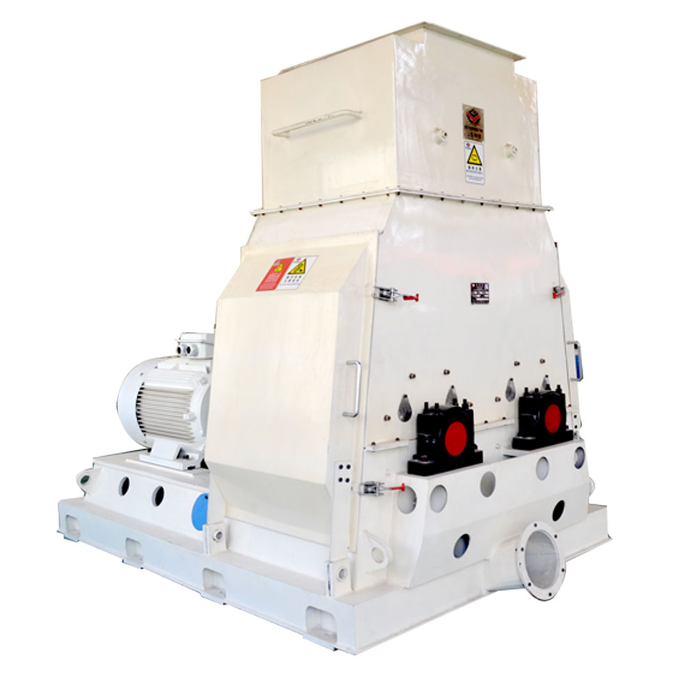 High Efficiency Double Rotor Wood Sawdust Producing Double Rotor Wood Crusher Machine Hammer Mill